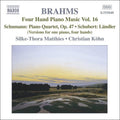 J. Brahms: Four Hand Piano Music 16 - COMPACT DISCS