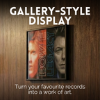 Deluxe Vinyl Record Display Frame (Groove Shrine)