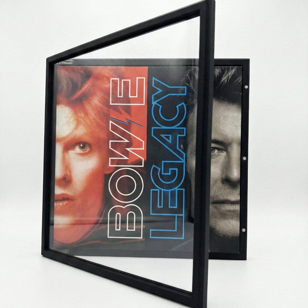 Deluxe Vinyl Record Display Frame (Groove Shrine)