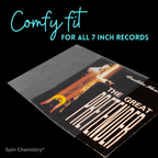 50 Pack of 7-inch Record Outer Sleeves (Sevens)