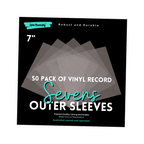 50 Pack of 7-inch Record Outer Sleeves (Sevens)
